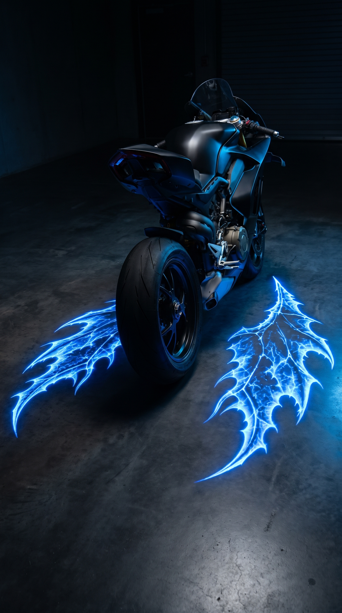 Blue wing projection